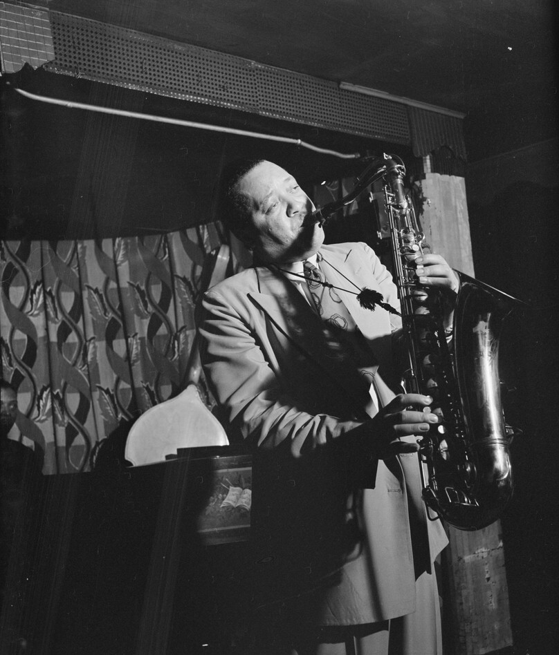 Lester Young au Famous Door, New York, septembre 1946