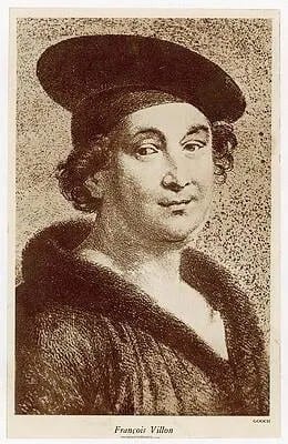 Portrait gravé de François Villon